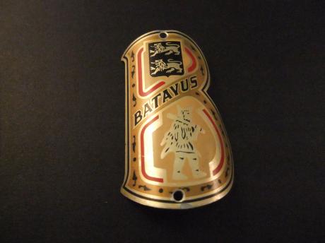 Batavus fietsfabriek Heerenveen balhoofdplaatje ( caramel kleurig )